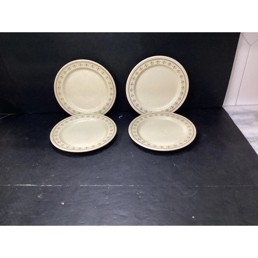 Anchor‎ Hocking Ironstone CHANTILLY Salad Plates USA 7.5